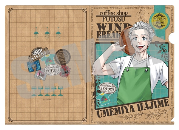 『WIND BREAKER』クリアファイルセット 梅宮一&梶蓮 Coffee shop ver.