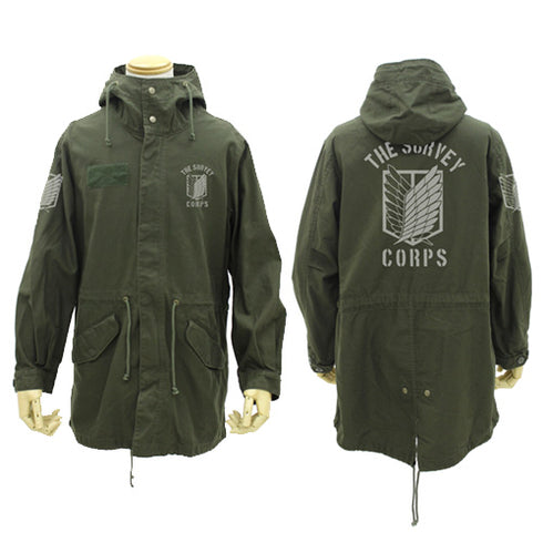 『進撃の巨人』調査兵団エンブレム M-51ジャケット