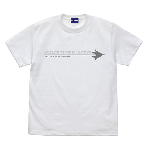 『機動戦士Zガンダム』描き下ろし ウェイブライダー Tシャツ WHITE