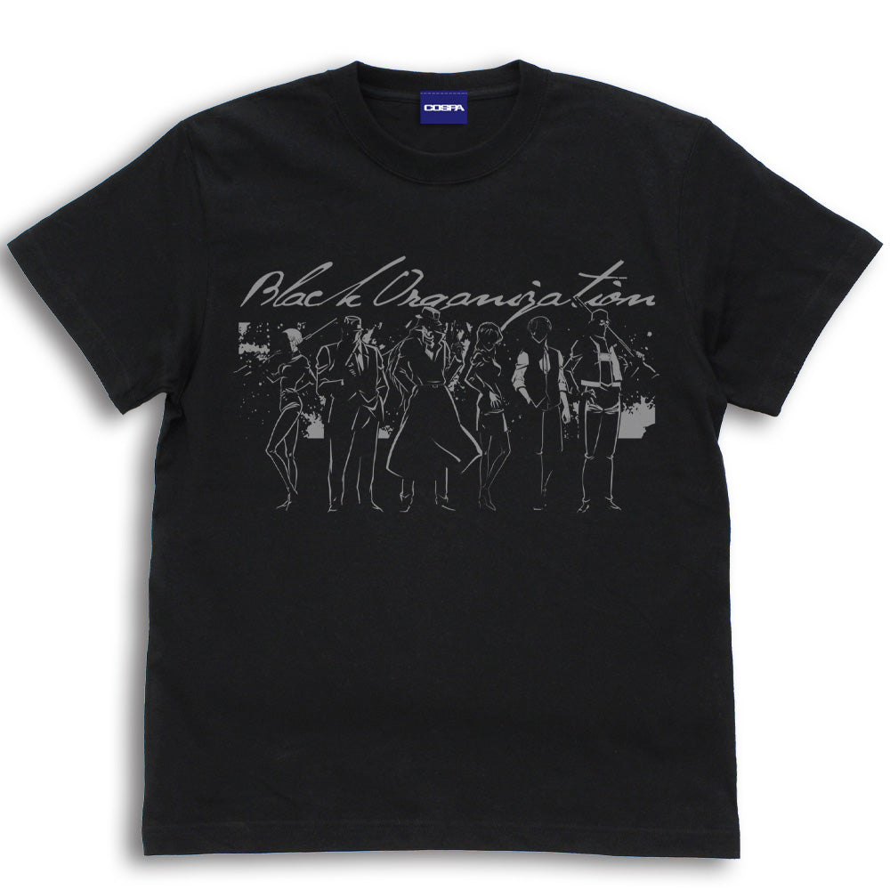 名探偵コナン』黒ずくめの組織シルエット Tシャツ - Anime Store.JP