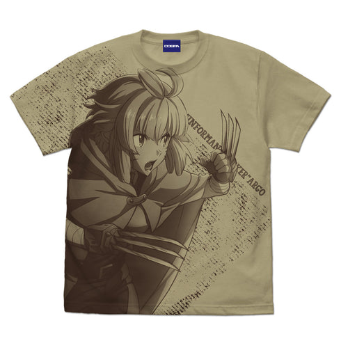 『劇場版 ソードアート・オンライン -プログレッシブ- 冥き夕闇のスケルツォ』 アルゴ オールプリントTシャツ SAO第5層Ver. SAND KHAKI