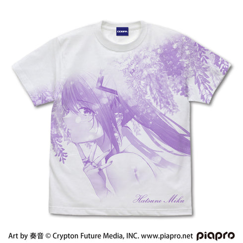 『初音ミク』初音ミク オールプリントTシャツ 奏音 Ver.