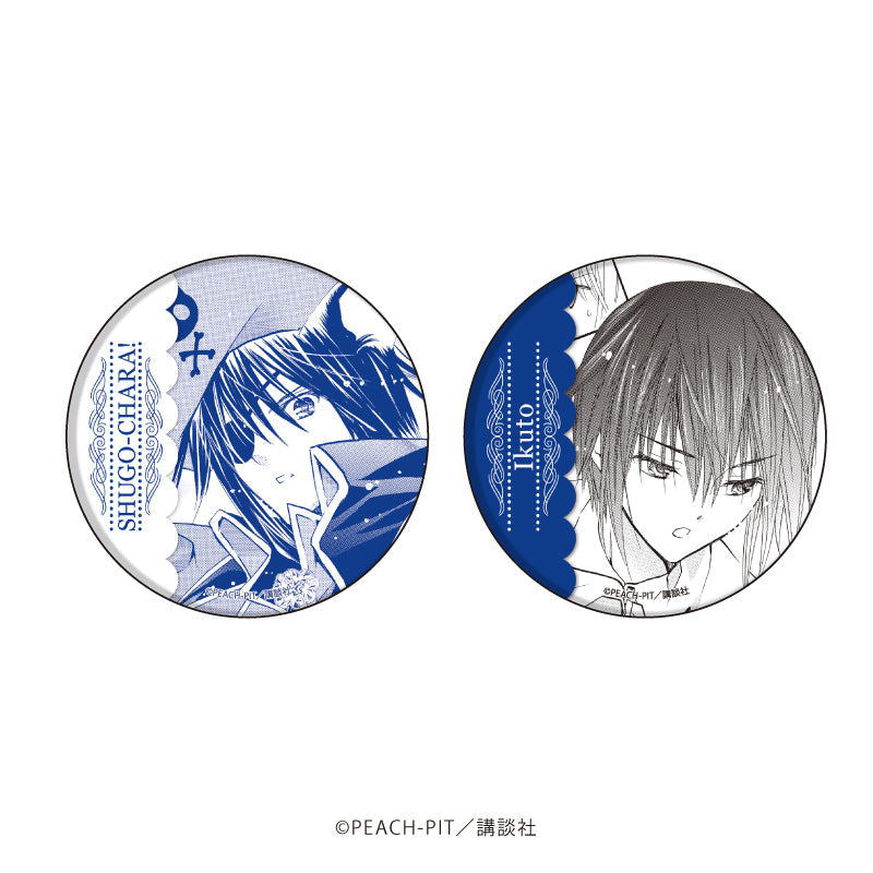 しゅごキャラ！』缶バッジ2個セット 09/月詠イクト(公式イラスト