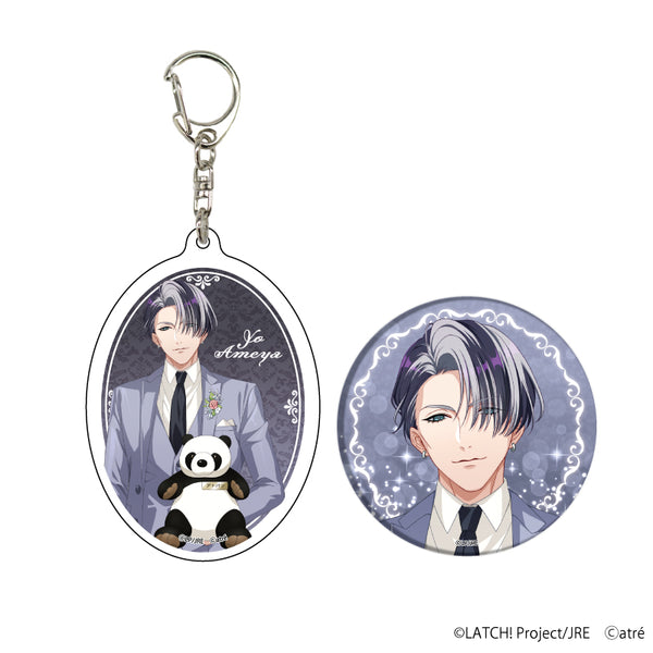 『STATION IDOL LATCH!』アクリルキーホルダー&缶バッジセット 02/飴屋 楊(描き下ろし)