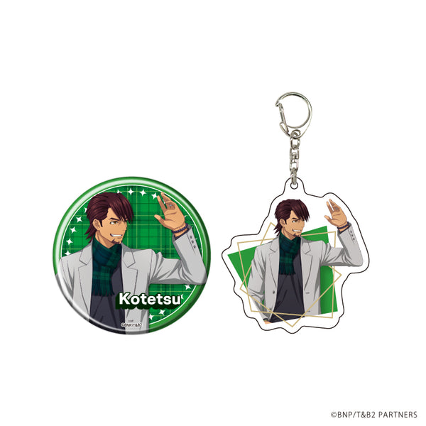『TIGER & BUNNY 2』アクリルキーホルダー&缶バッジセット 01/鏑木・T・虎徹(描き下ろしイラスト)