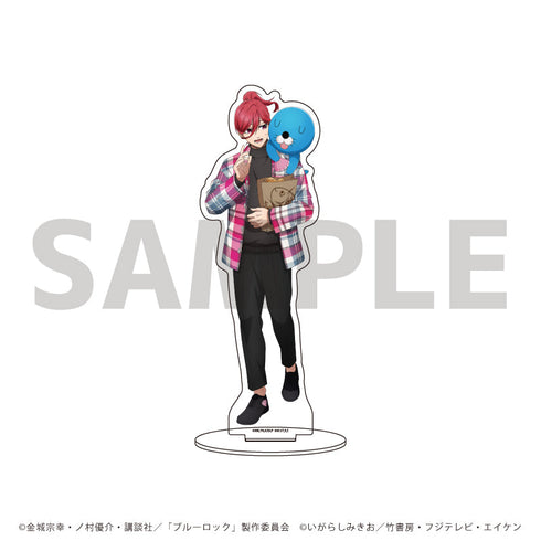 TVアニメ『ブルーロック』×『ぼのぼの』 キャラアクリルフィギュア 06/千切 豹馬&ぼのぼの(描き下ろしイラスト)