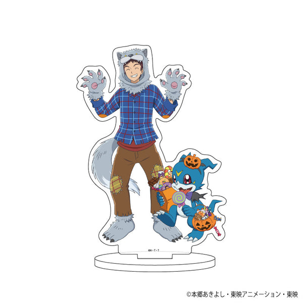 『デジモンアドベンチャー 02 THE BEGINNING』キャラアクリルスタンド 13/本宮大輔&ブイモン ハロウィンver.(描き下ろしイラスト)