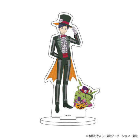 『デジモンアドベンチャー 02 THE BEGINNING』キャラアクリルスタンド 14/一乗寺賢&ワームモン ハロウィンver.(描き下ろしイラスト)