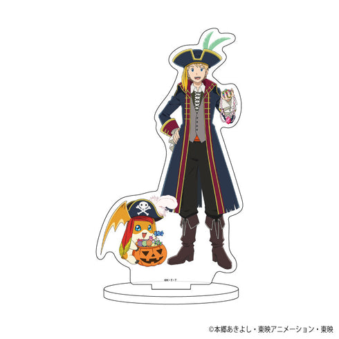 『デジモンアドベンチャー 02 THE BEGINNING』キャラアクリルスタンド 17/高石タケル&パタモン ハロウィンver.(描き下ろしイラスト)
