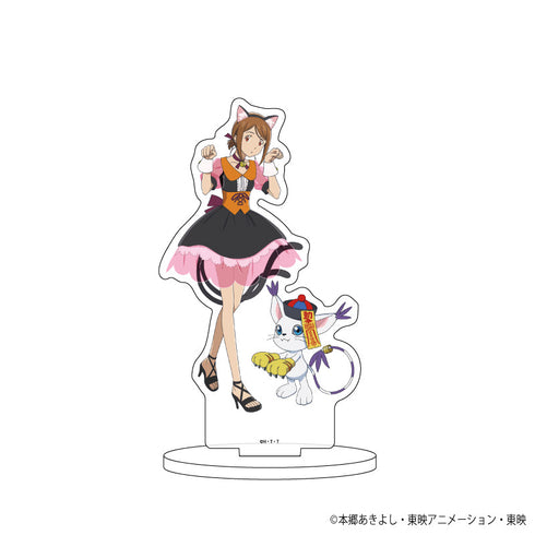 『デジモンアドベンチャー 02 THE BEGINNING』キャラアクリルスタンド 18/八神ヒカリ&テイルモン ハロウィンver.(描き下ろしイラスト)