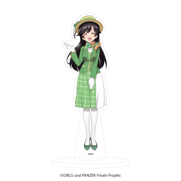 『ガールズ&パンツァー 最終章』アクリルスタンド 12/メロン×ツアーガイドver. 五十鈴華(描き下ろしイラスト)