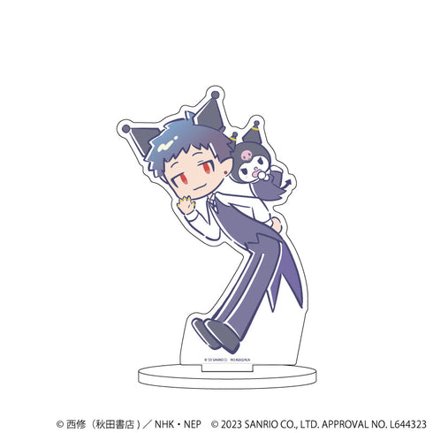 『魔入りました! 入間くん×サンリオキャラクターズ』キャラアクリルフィギュア 04/アンドロ・M・ジャズ×クロミ(描き起こしイラスト)