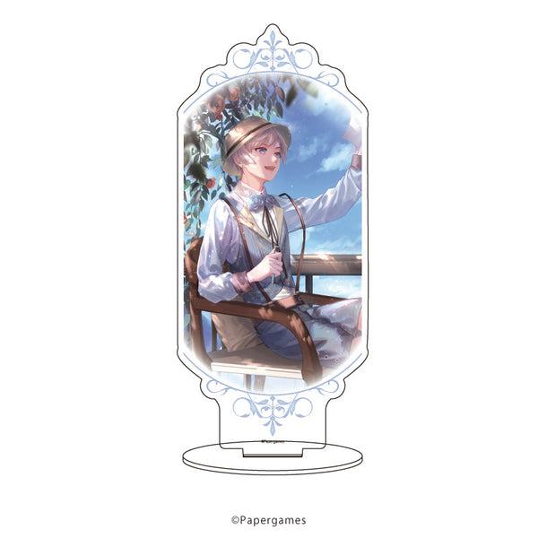 『シャイニングニキ』アクリルスタンド 32/アキラ・花溢れる巡礼(公式イラスト)