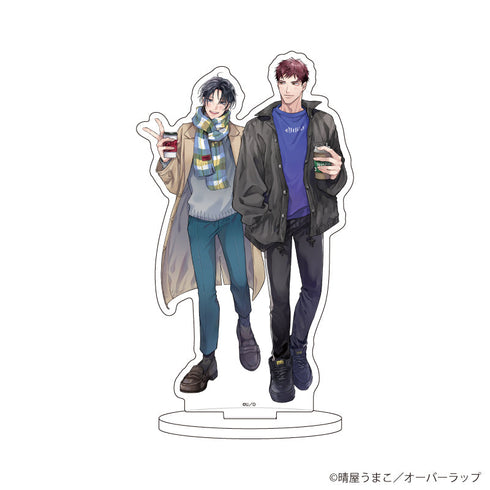 『舐める以上は契約外なので!』アクリルスタンド 01/竹下錆次&安藤穂貴(描き下ろしイラスト)