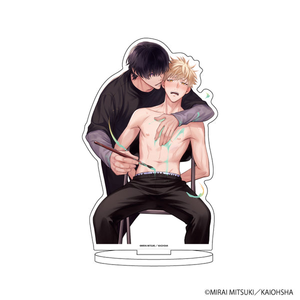『トリガーハッピーセッション』キャラアクリルフィギュア 01/龍司&千翼①(公式イラスト)