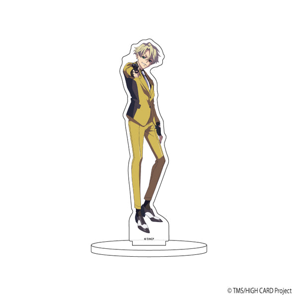 『HIGH CARD』キャラアクリルフィギュア 01/フィン・オールドマン(公式イラスト)