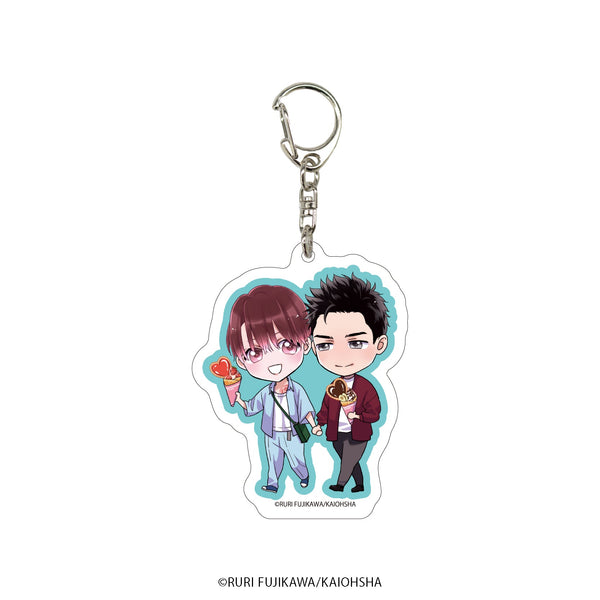 『マーキングオメガ』アクリルキーホルダー 10/カジュアルデートコーデver.(描き下ろしイラスト)