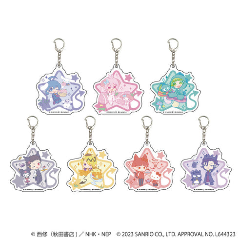 『魔入りました! 入間くん×サンリオキャラクターズ』アクリルキーホルダー 01/ブラインド(全7種)(描き起こしミニキャライラスト)