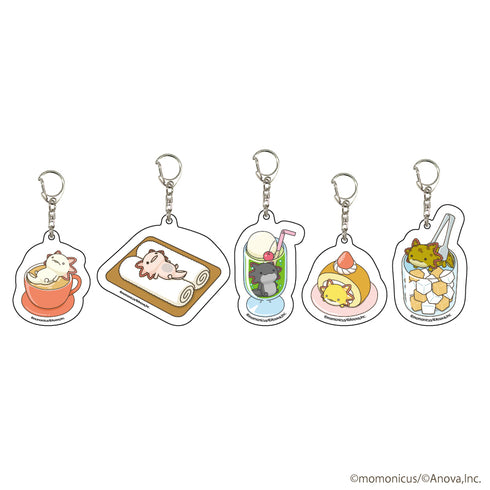 『人生はウーパールーパー』アクリルキーホルダー 01/BOX(全5種)(描き下ろしイラスト)