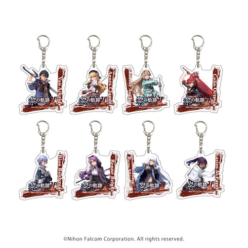 『英雄伝説 黎の軌跡Ⅱ -CRIMSON SiN-』アクリルキーホルダー 01/BOX(全8種)