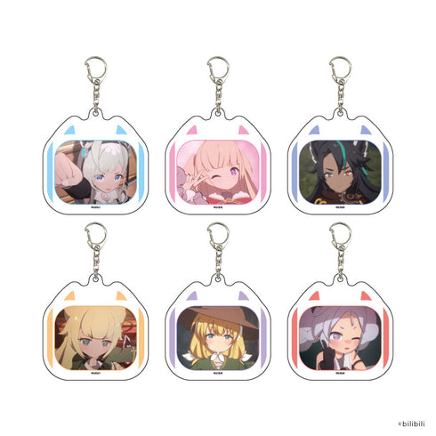 『攻略うぉんてっど!~異世界救います!?~』アクリルキーホルダー 01/ブラインド(全6種)(場面写イラスト)