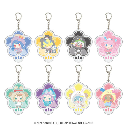 『まいまいまいごえん』アクリルキーホルダー 04/サンリオキャラクターズパーカー ブラインド(全8種)(公式イラスト)