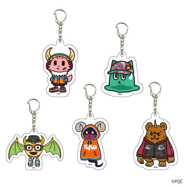 『ポンコツクエスト』アクリルキーホルダー 01/BOX(全5種) 渋谷風ファッションver.(描き下ろし)