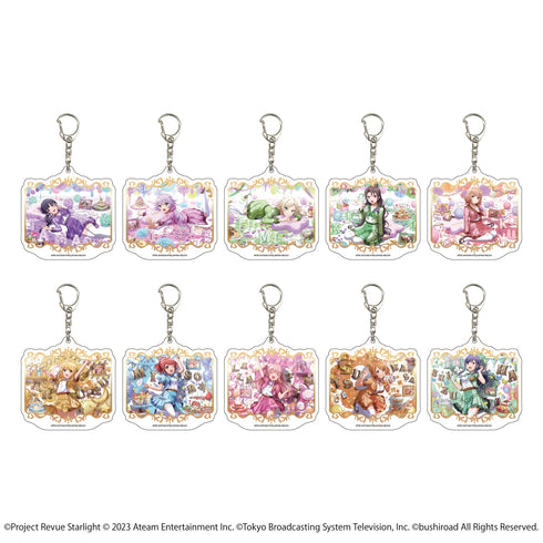 『少女☆歌劇 レヴュースタァライト -Re LIVE-』アクリルキーホルダー 09/キラめきBirthday ver. ブラインド(全10種)(公式イラスト)