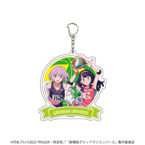 『グリッドマンユニバース』デカアクリルキーホルダー 05/宝多六花&新条アカネ スポーツver.(描き下ろしイラスト)