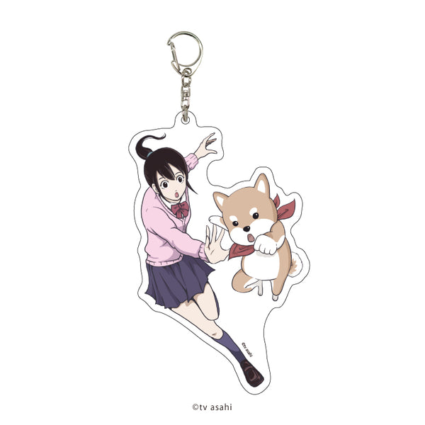 『みんなのまめお』デカアクリルキーホルダー 01/まみ&まめお
