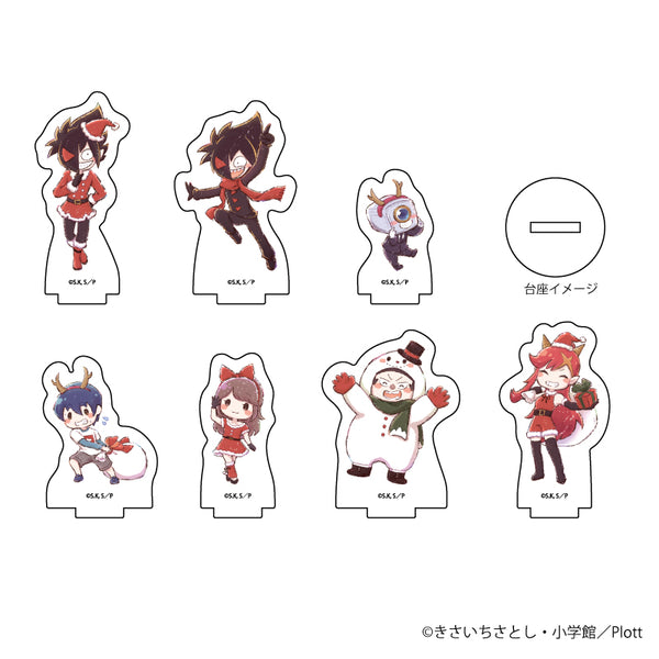 『ブラックチャンネル』アクリルぷちスタンド 01/クリスマスver. BOX(全7種)(グラフアートイラスト)