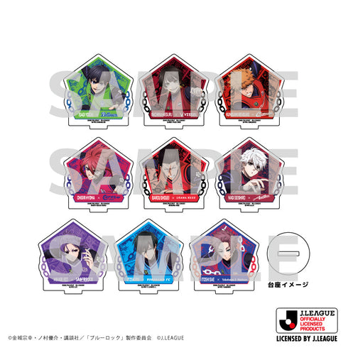 『TVアニメ『ブルーロック』×Jリーグ』アクリルぷちスタンド 01/ビブスデザインver. ブラインド BOX1(全9種)(描き下ろしイラスト)