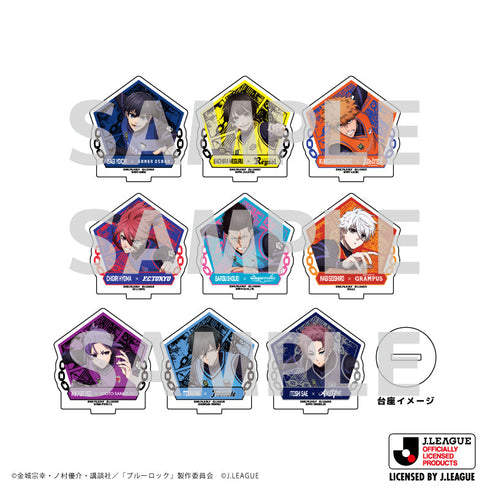 『TVアニメ『ブルーロック』×Jリーグ』アクリルぷちスタンド 02/ビブスデザインver. ブラインド BOX2(全9種)(描き下ろしイラスト)