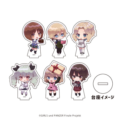 『ガールズ&パンツァー』アクリルぷちスタンド 07/バレンタインver. BOX (全6種)(ミニキャライラスト)