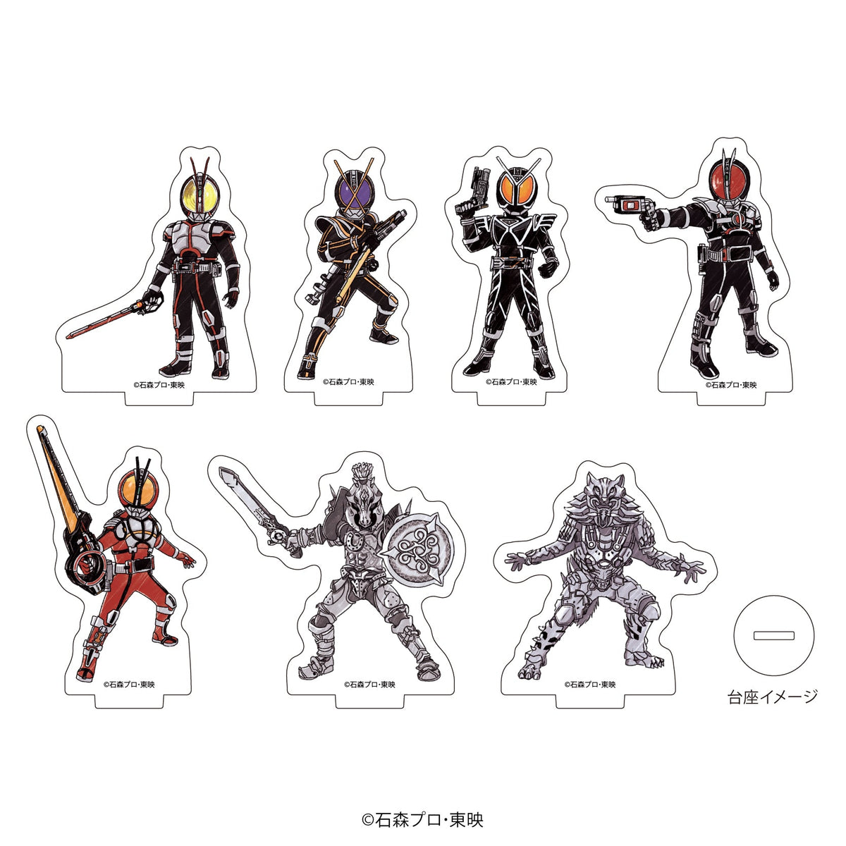 仮面ライダー555 アクリルスタンド - タレント・お笑い芸人