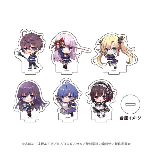 『聖剣学院の魔剣使い』アクリルぷちスタンド 01/ブラインド(全6種)(ミニキャライラスト)