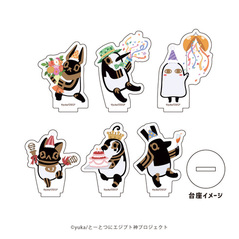 『とーとつにエジプト神2』アクリルぷちスタンド 02/BOX(全6種)(描き下ろしイラスト)