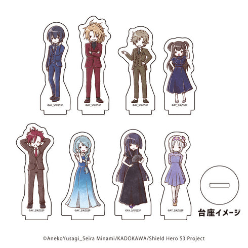 『盾の勇者の成り上がり Season 3』アクリルぷちスタンド 02/周年ver. ブラインド(全8種)B(レトロアートイラスト)