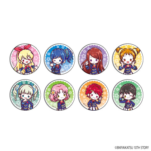 『アイカツ!』缶バッジ 01/グループA BOX (全8種)(グラフアート)