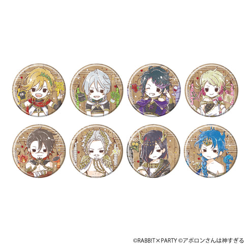 『アポロンさんは神すぎる』缶バッジ 02/BOX (全8種) (グラフアートイラスト)