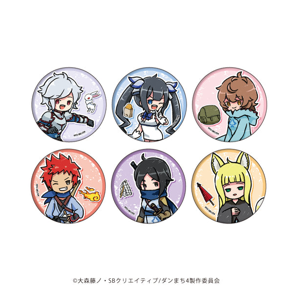 『ダンジョンに出会いを求めるのは間違っているだろうかⅣ』缶バッジ 03/BOX (全6種)(グラフアートイラスト)