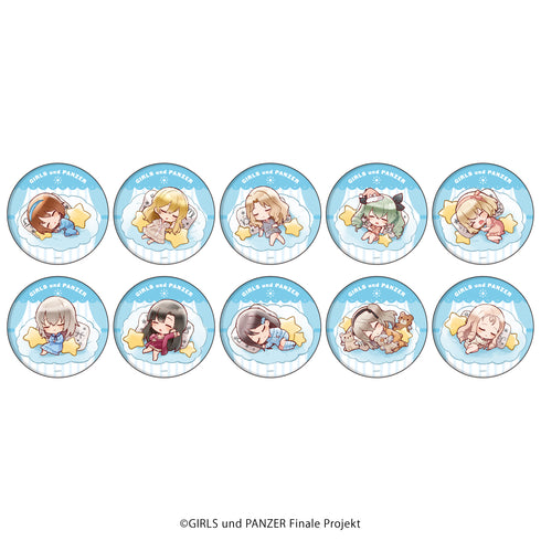 『ガールズ&パンツァー』缶バッジ 10/BOX (全10種)(すやきゃらイラスト)