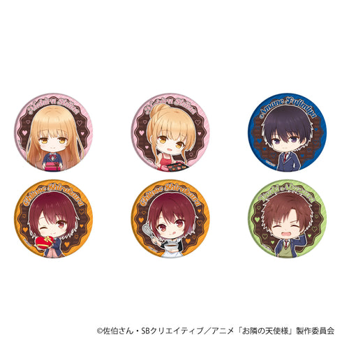 『お隣の天使様にいつの間にか駄目人間にされていた件』缶バッジ 02/BOX(全6種)(ミニキャライラスト)