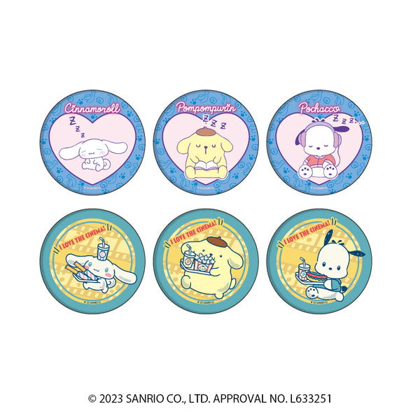 『サンリオキャラクターズ』缶バッジ 02/犬キャラ BOX(全6種)