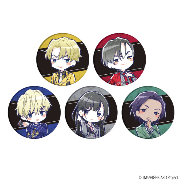 『HIGH CARD』缶バッジ 01/BOX(全5種)(グラフアートイラスト)