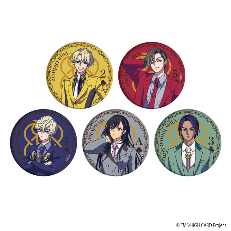 HIGH CARD』缶バッジ 02/BOX（全5種）(公式イラスト) – Anime