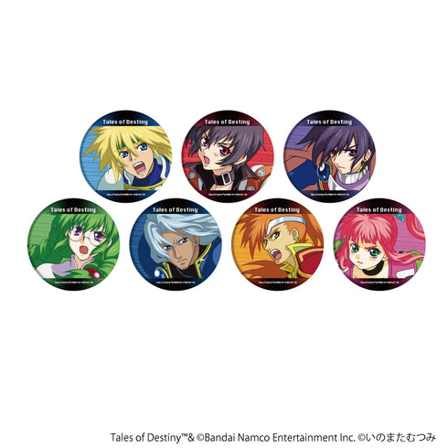 『テイルズ オブ デスティニー』缶バッジ 01/BOX(全7種)(公式イラスト)