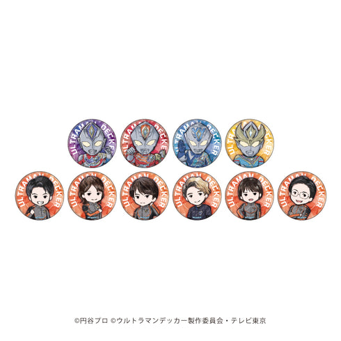 『ウルトラマンデッカー』缶バッジ 02/BOX(全10種)(グラフアートイラスト)
