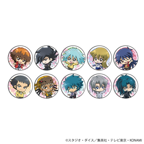 『遊☆戯☆王デュエルモンスターズGX』缶バッジ 06/花見ver. BOX(全10種)(ミニキャライラスト)