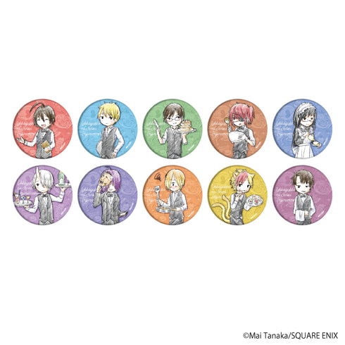 《我開始當妖怪學校老師了!》徽章 01/咖啡廳版 禮盒 (全10種)(Graph Art)
